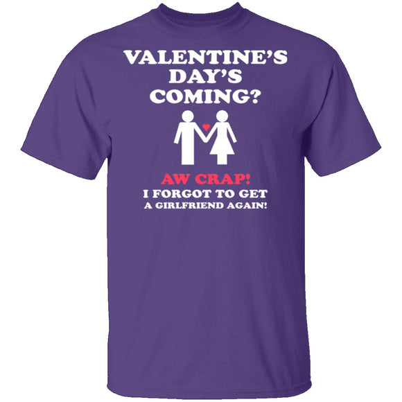 Valentines Day's Coming T-Shirt CustomCat