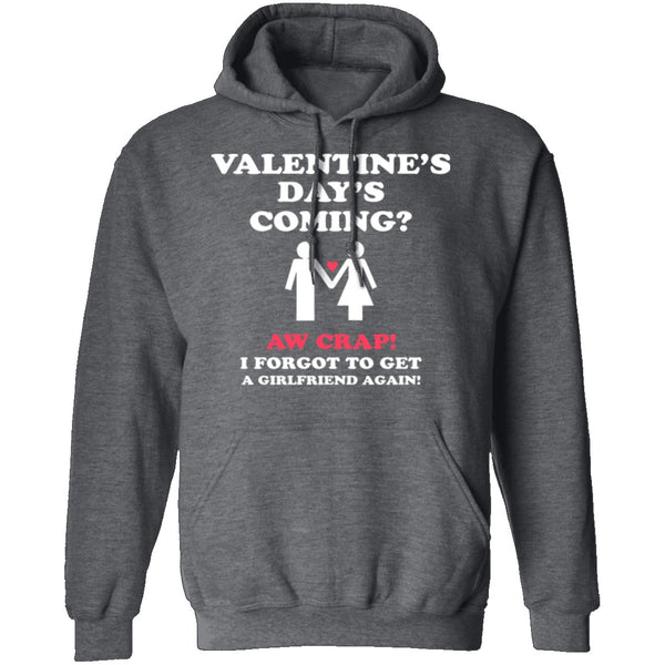 Valentines Day's Coming T-Shirt CustomCat
