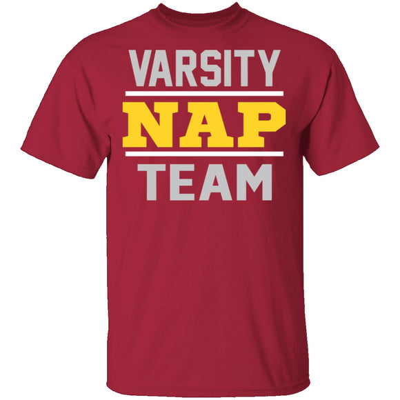 Varsity NAP Team T-Shirt CustomCat