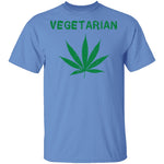 Vegetarian Marijuana T-Shirt CustomCat