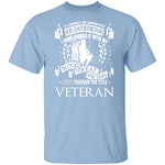 Veteran Blood Sweat And Tears T-Shirt CustomCat