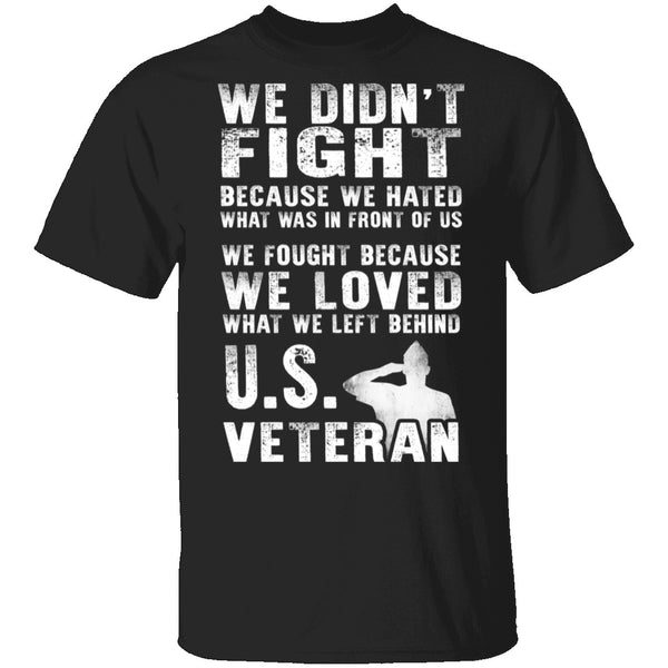 Veteran Fight T-Shirt CustomCat