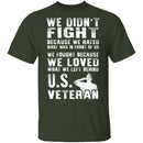Veteran Fight T-Shirt CustomCat