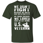 Veteran Fight T-Shirt CustomCat