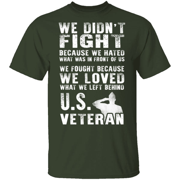 Veteran Fight T-Shirt CustomCat