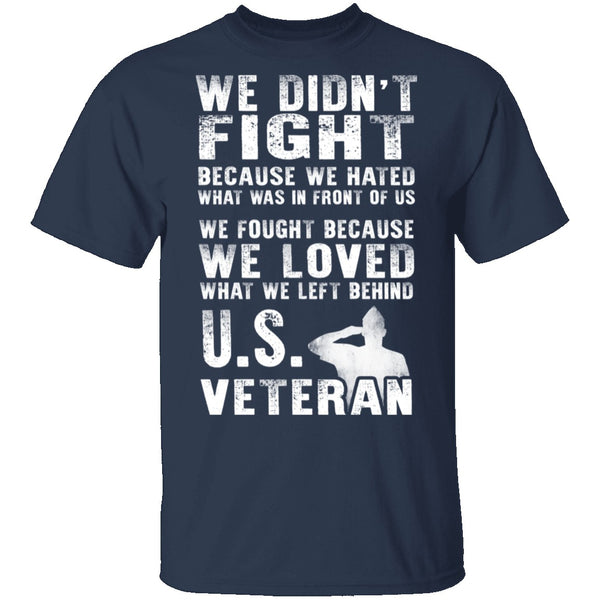 Veteran Fight T-Shirt CustomCat