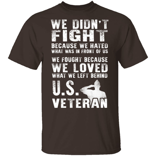 Veteran Fight T-Shirt CustomCat
