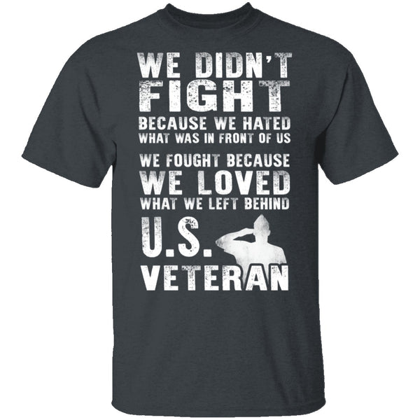 Veteran Fight T-Shirt CustomCat