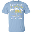Veteran Grandpa T-Shirt CustomCat