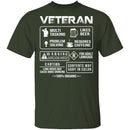 Veteran Inside T-Shirt CustomCat