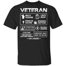 Veteran Inside T-Shirt CustomCat