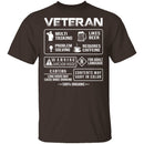 Veteran Inside T-Shirt CustomCat