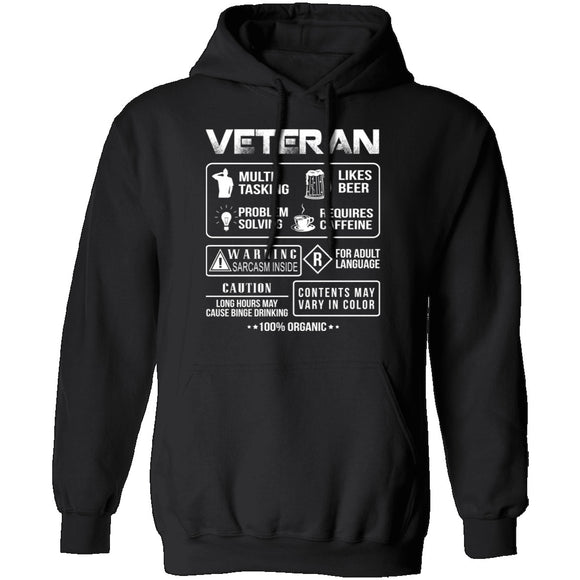Veteran Inside T-Shirt CustomCat
