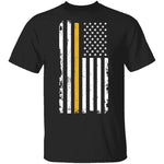 Veteran Marine Flag T-Shirt CustomCat