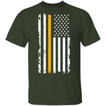 Veteran Marine Flag T-Shirt CustomCat