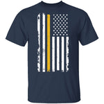 Veteran Marine Flag T-Shirt CustomCat