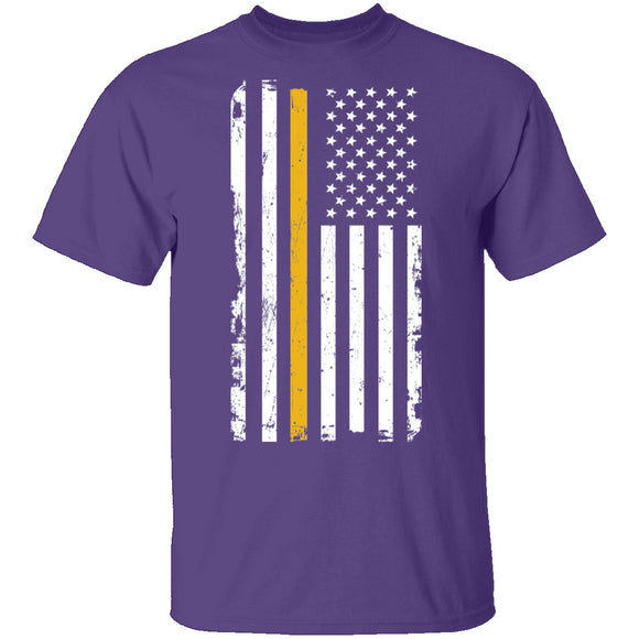 Veteran Marine Flag T-Shirt CustomCat