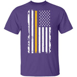 Veteran Marine Flag T-Shirt CustomCat