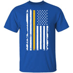 Veteran Marine Flag T-Shirt CustomCat