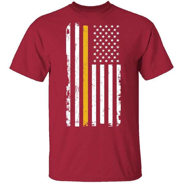 Veteran Marine Flag T-Shirt CustomCat