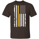 Veteran Marine Flag T-Shirt CustomCat