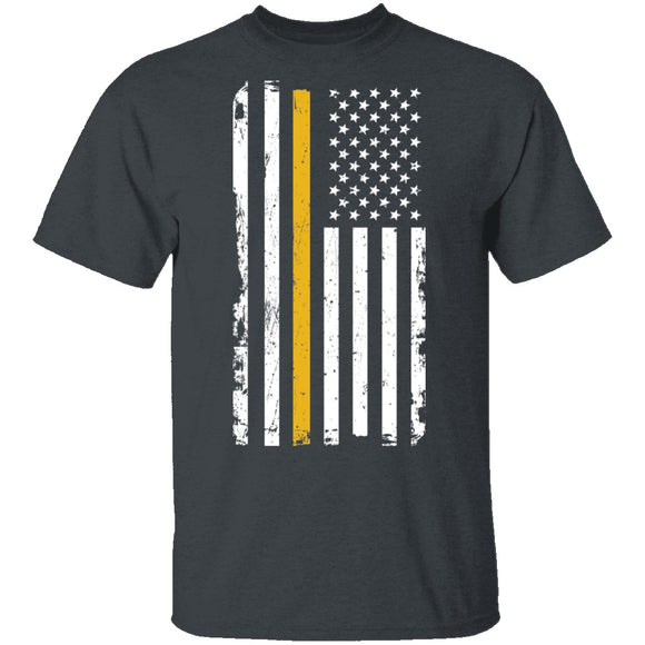 Veteran Marine Flag T-Shirt CustomCat