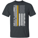 Veteran Marine Flag T-Shirt CustomCat