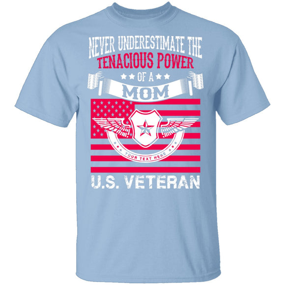Veteran Mom T-Shirt CustomCat