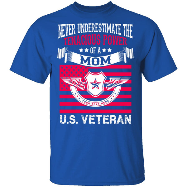 Veteran Mom T-Shirt CustomCat
