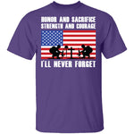 Veteran Never Forget T-Shirt CustomCat