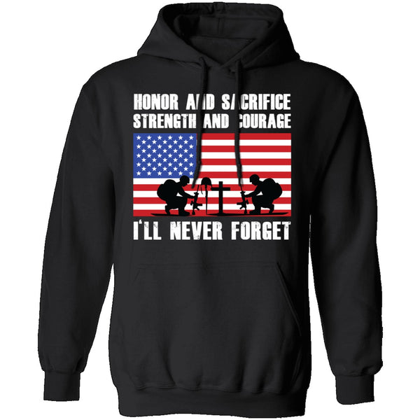 Veteran Never Forget T-Shirt CustomCat