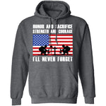 Veteran Never Forget T-Shirt CustomCat