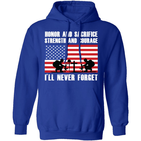Veteran Never Forget T-Shirt CustomCat