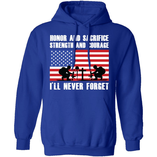 Veteran Never Forget T-Shirt CustomCat