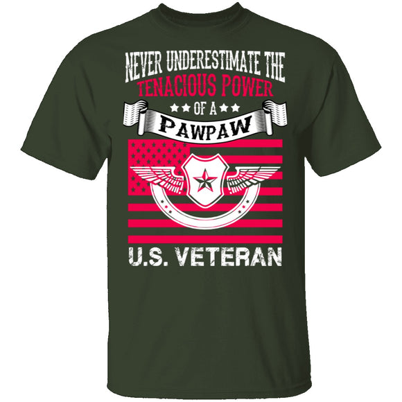 Veteran Pawpaw T-Shirt CustomCat