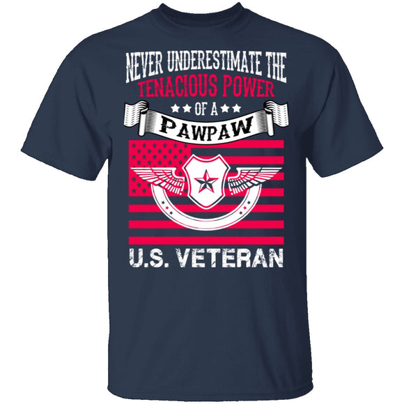 Veteran Pawpaw T-Shirt CustomCat