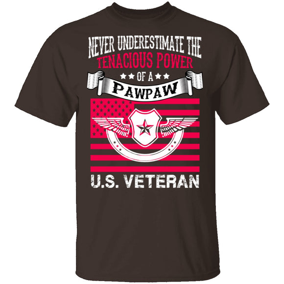 Veteran Pawpaw T-Shirt CustomCat