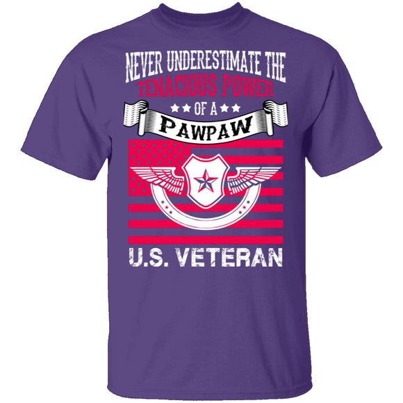 Veteran Pawpaw T-Shirt CustomCat