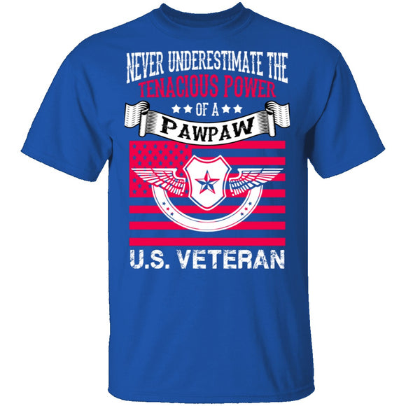 Veteran Pawpaw T-Shirt CustomCat