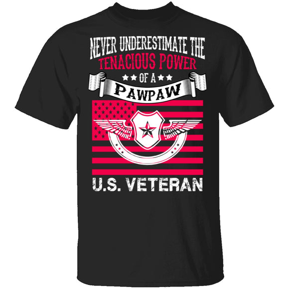 Veteran Pawpaw T-Shirt CustomCat