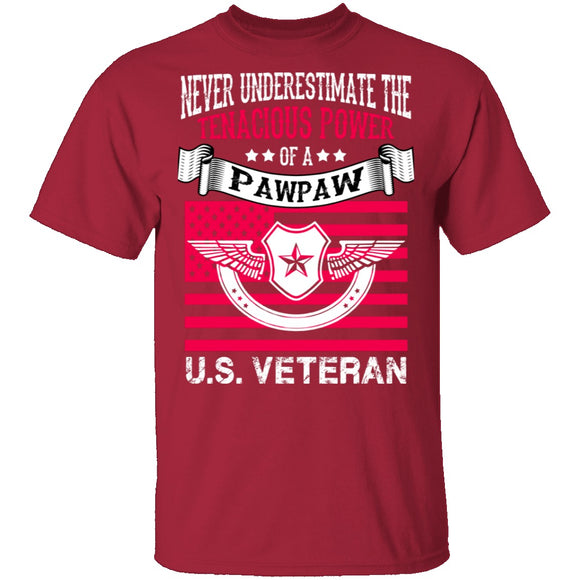 Veteran Pawpaw T-Shirt CustomCat