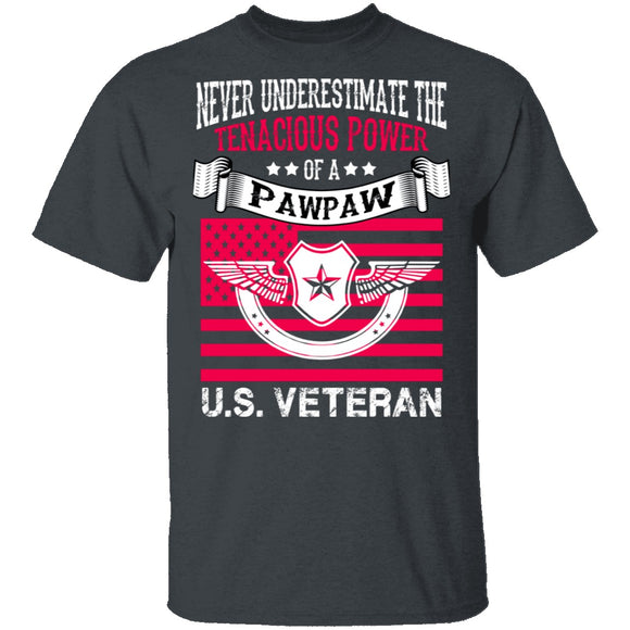 Veteran Pawpaw T-Shirt CustomCat
