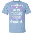 Veteran's Daughter T-Shirt CustomCat