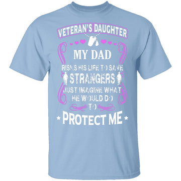 Veteran's Daughter T-Shirt CustomCat
