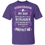 Veteran's Daughter T-Shirt CustomCat