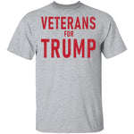 Veterans For Trump T-Shirt CustomCat