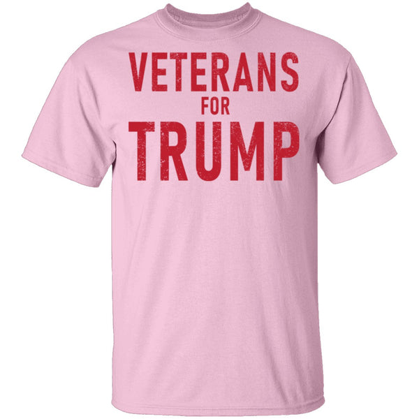 Veterans For Trump T-Shirt CustomCat