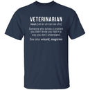 Veterinarian Definition T-Shirt CustomCat