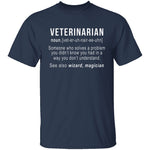 Veterinarian Definition T-Shirt CustomCat