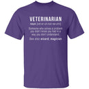 Veterinarian Definition T-Shirt CustomCat